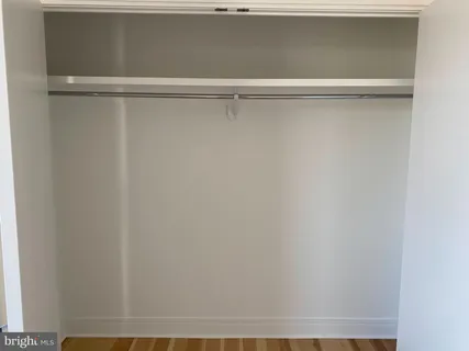 a close view of closet