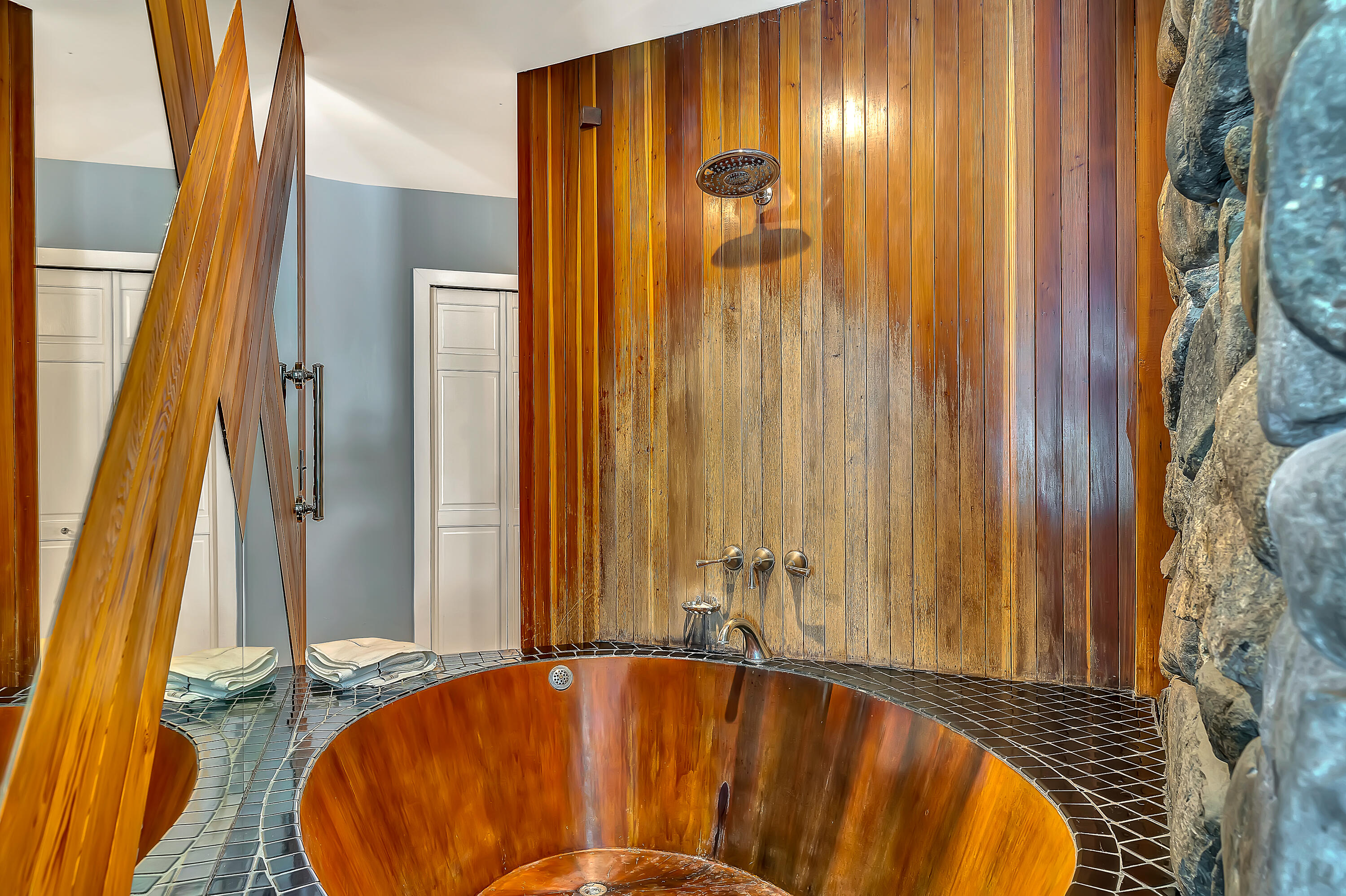 106 Lombos Hole Road Harpswell, ME 04079 - Photo 45 of 59 custom cherry wood bath