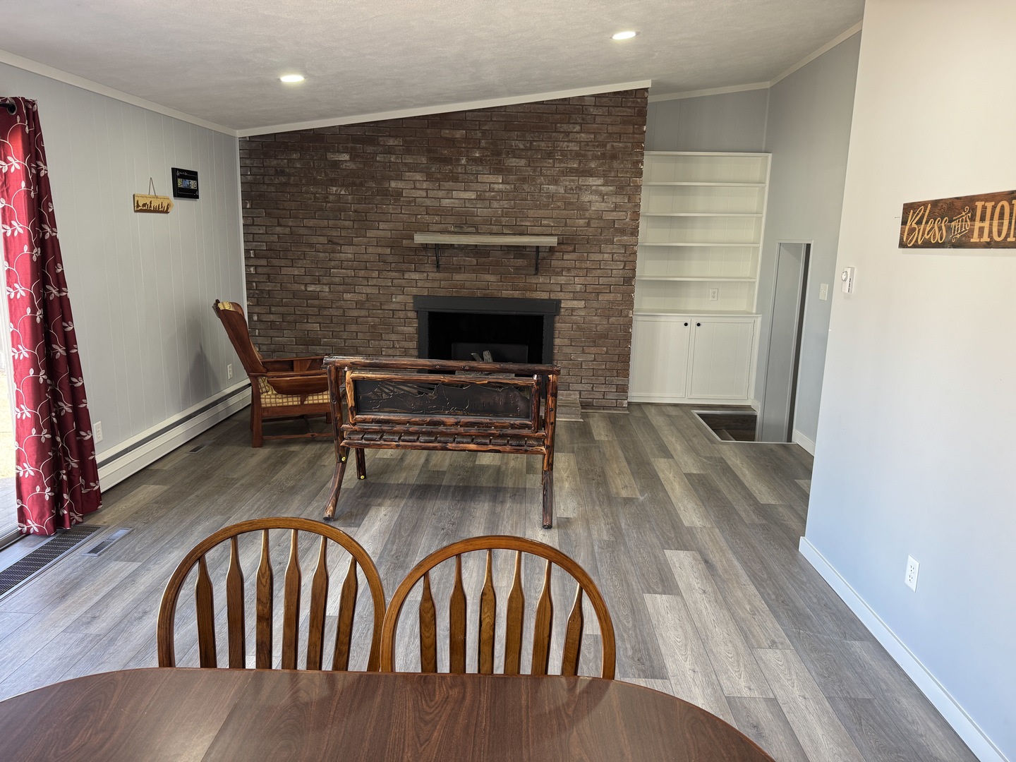 403 Mitchell Street Benton, IL 62812 - Photo 16 of 44 a view of a livingroom with furniture a fireplace