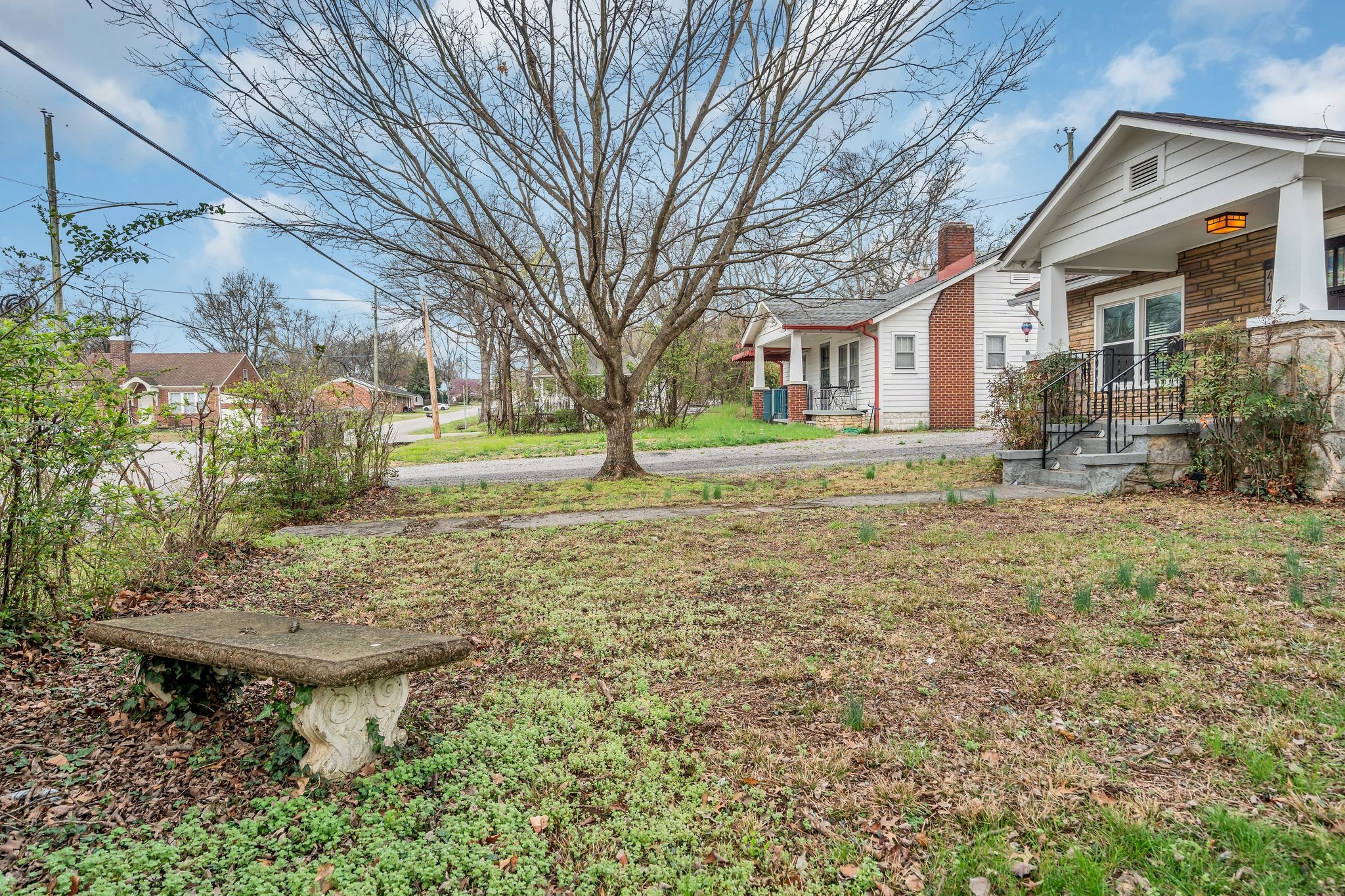 414 Elgin Street Nashville, TN 37211 - Photo 5 of 30 a front view of a house with a yard