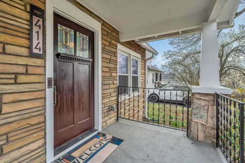 a view of front door
