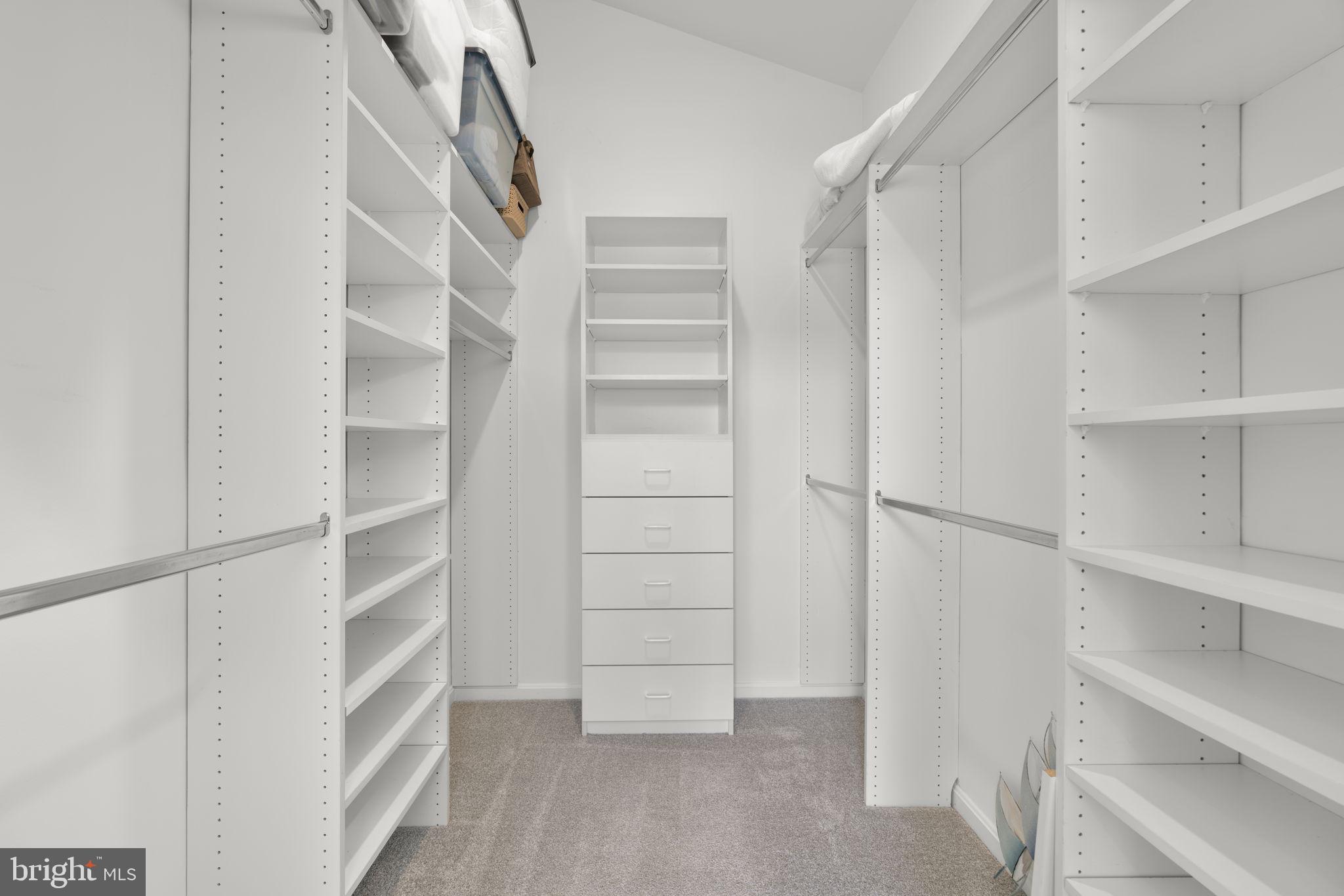 25 Leeland Road Edgewater, MD 21037 - Photo 15 of 48 a view of walk in closet with empty racks