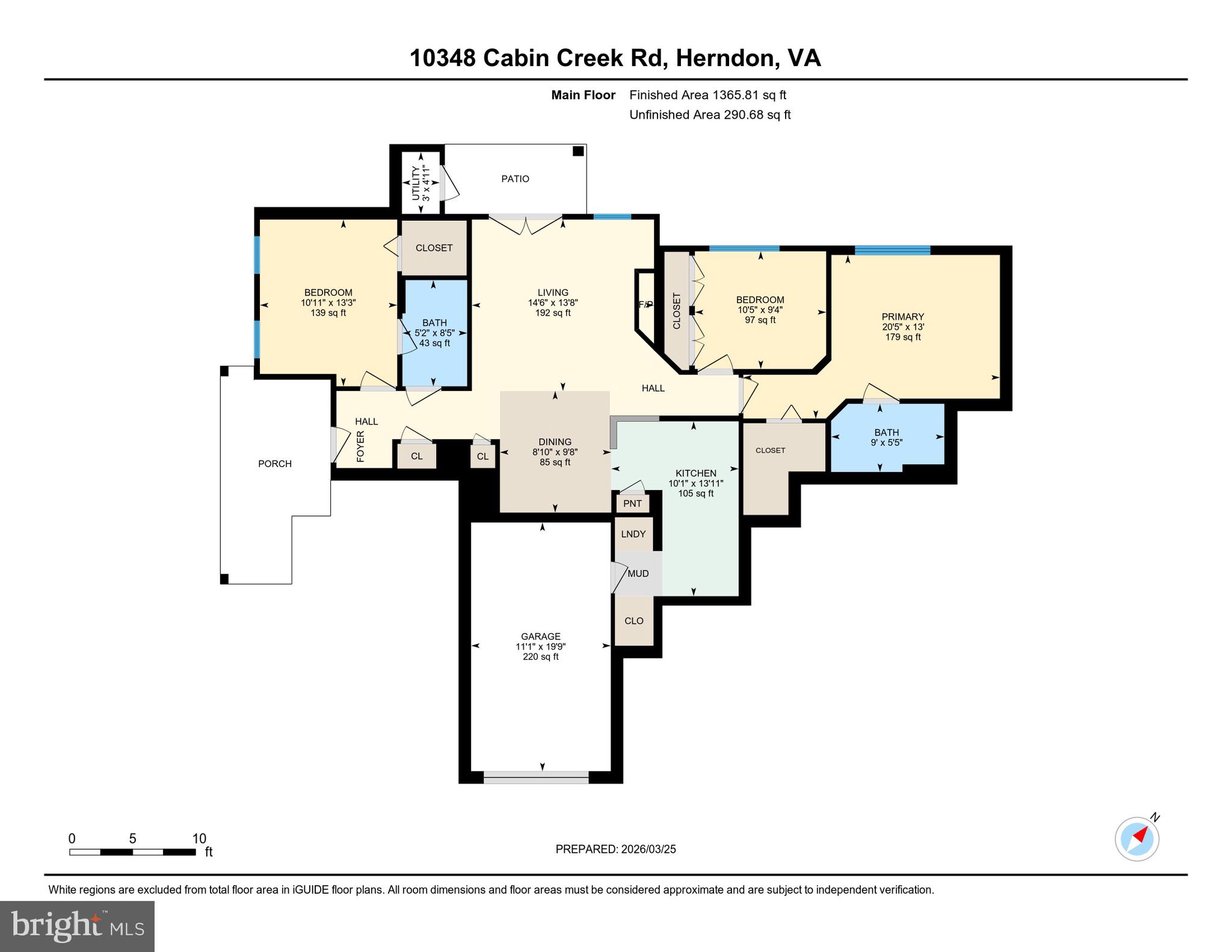 13048 Cabin Creek Road, Unit 13048 Herndon, VA 20171 - Photo 54 of 54 FLOOR PLAN