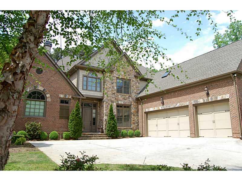 214 Shadowlawn Road Marietta, GA 30067 - Photo 1 of 1 Exterior Front. Newer 2006 home with 3 car garage.