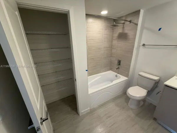 a view of walk in closet