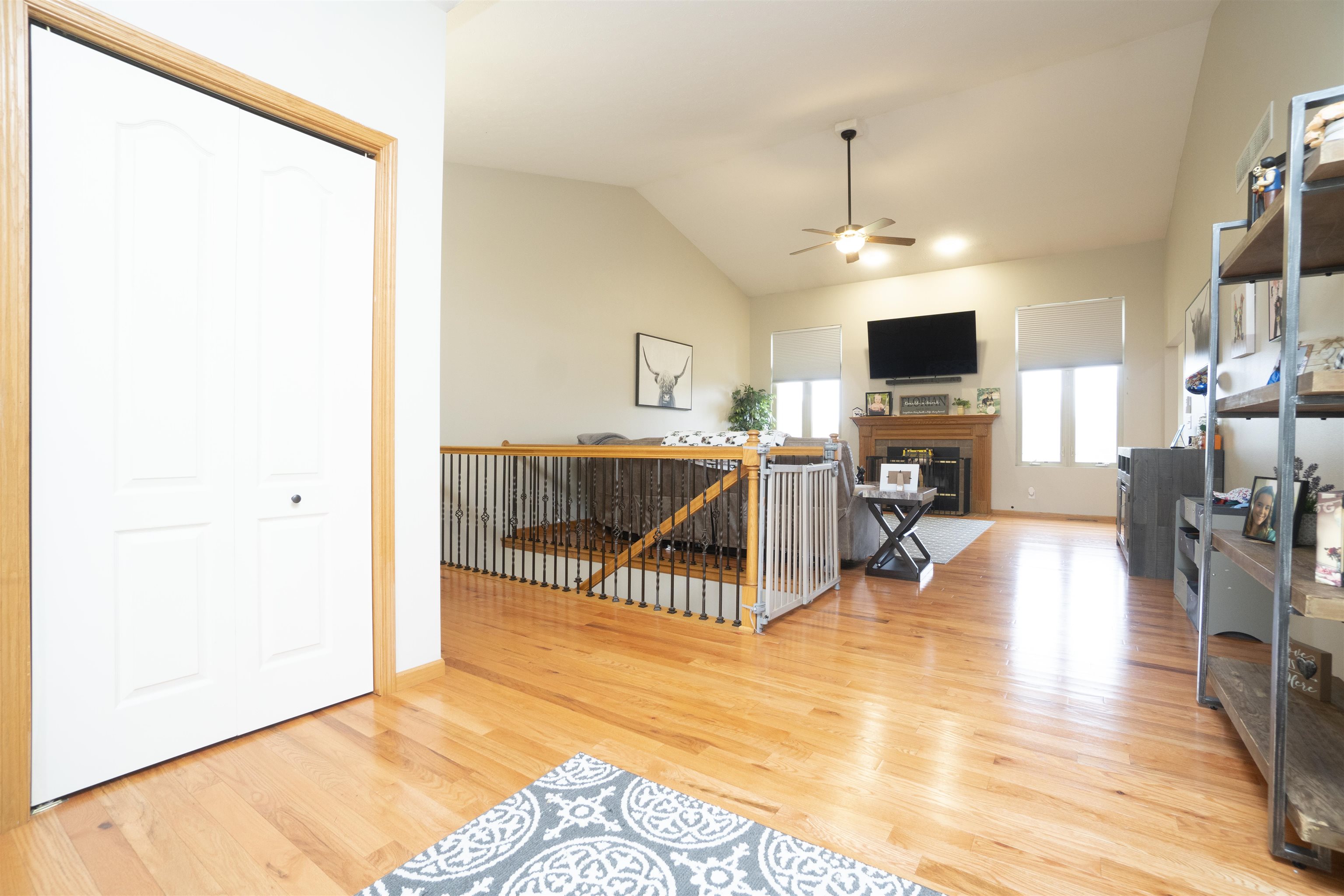 3271 North Silver Ridge Drive Oregon, IL 61061 - Photo 4 of 45 a view of a livingroom with furniture and a flat screen tv