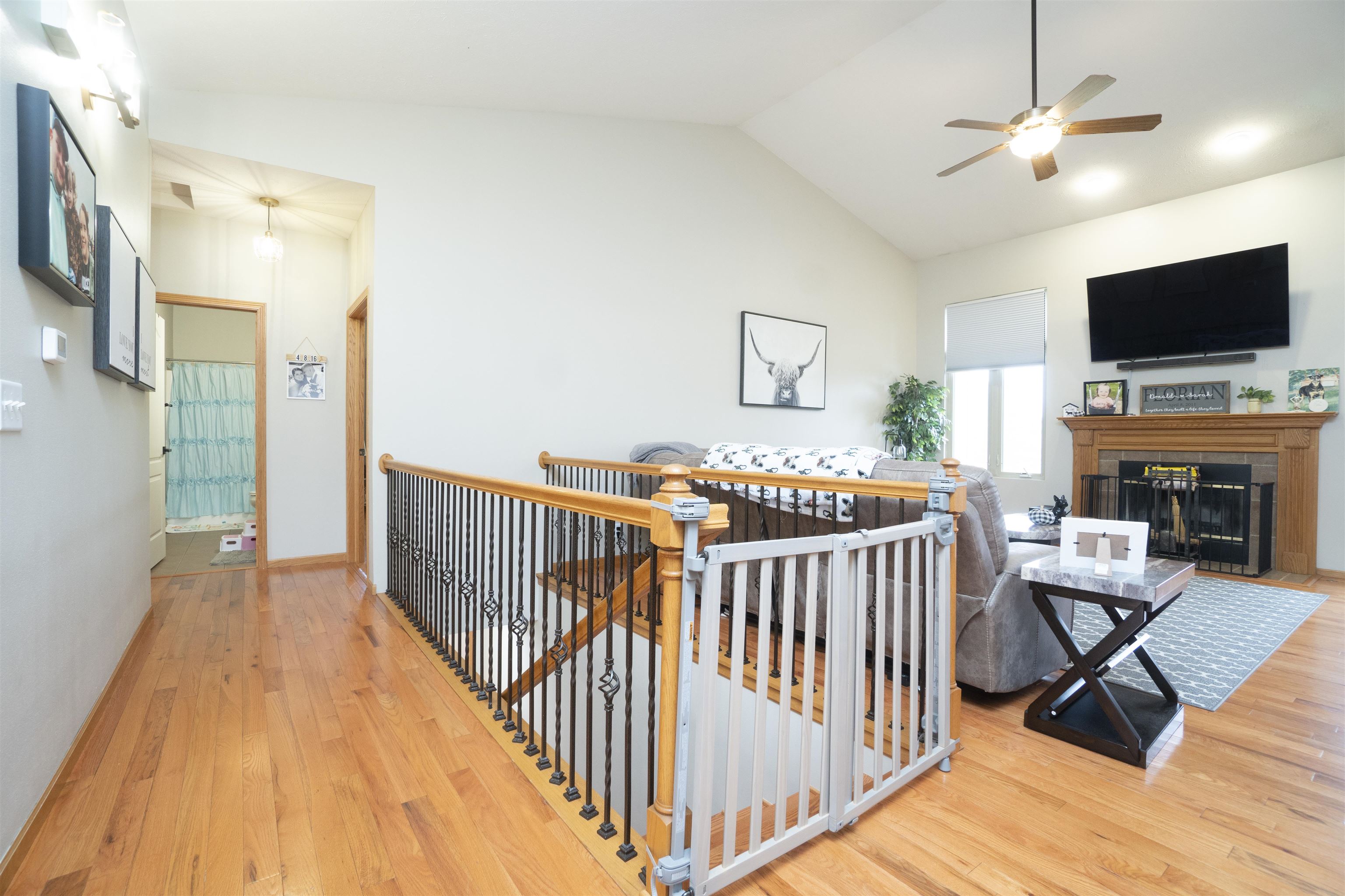 3271 North Silver Ridge Drive Oregon, IL 61061 - Photo 5 of 45 a view of a livingroom with furniture and a flat screen tv