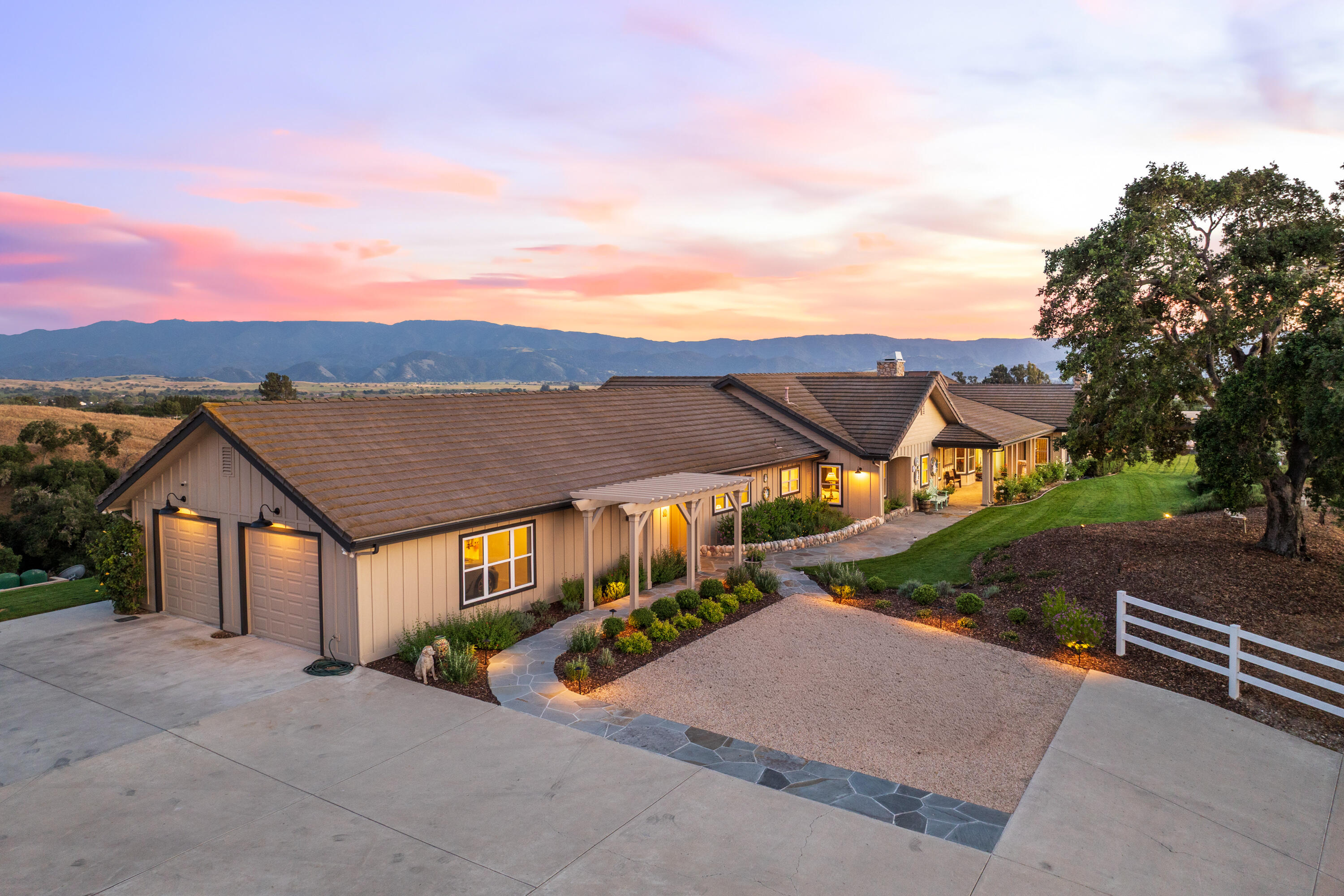 2502 Pepper Tree Ranch Road Santa Ynez, CA 93460 - Photo 2 of 32 front view of a house with a street