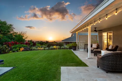 a view of outdoor space yard deck patio and outdoor seating