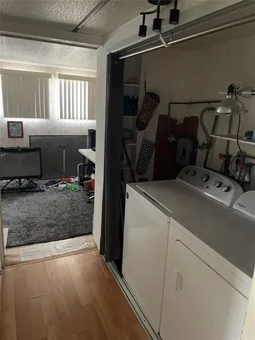 a view of a storage & utility room