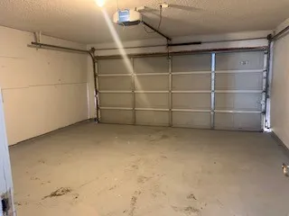 a view of a room with an empty space