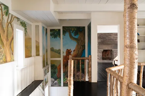 a view of a balcony