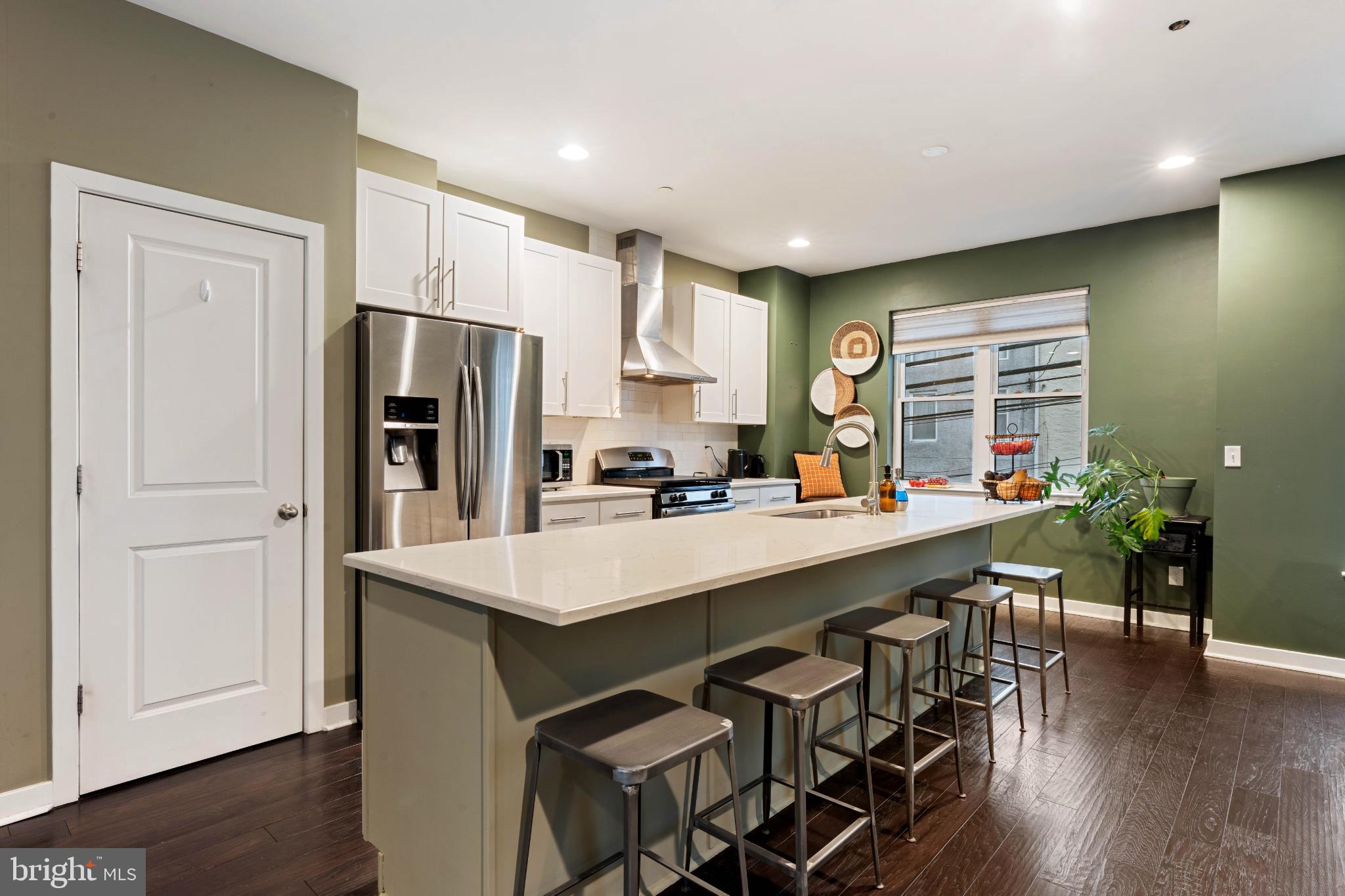 133 Shurs Lane Philadelphia, PA 19127 - Photo 6 of 37 Modern kitchen with sleek design elements.