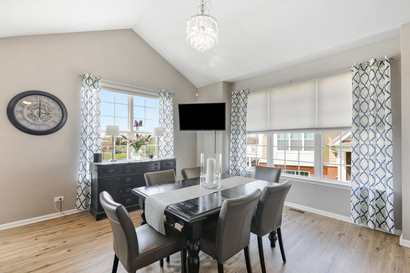 301 Timber Ridge Court Joliet, IL 60431 - Photo 3 of 17 a view of a dining room with furniture window and wooden floor