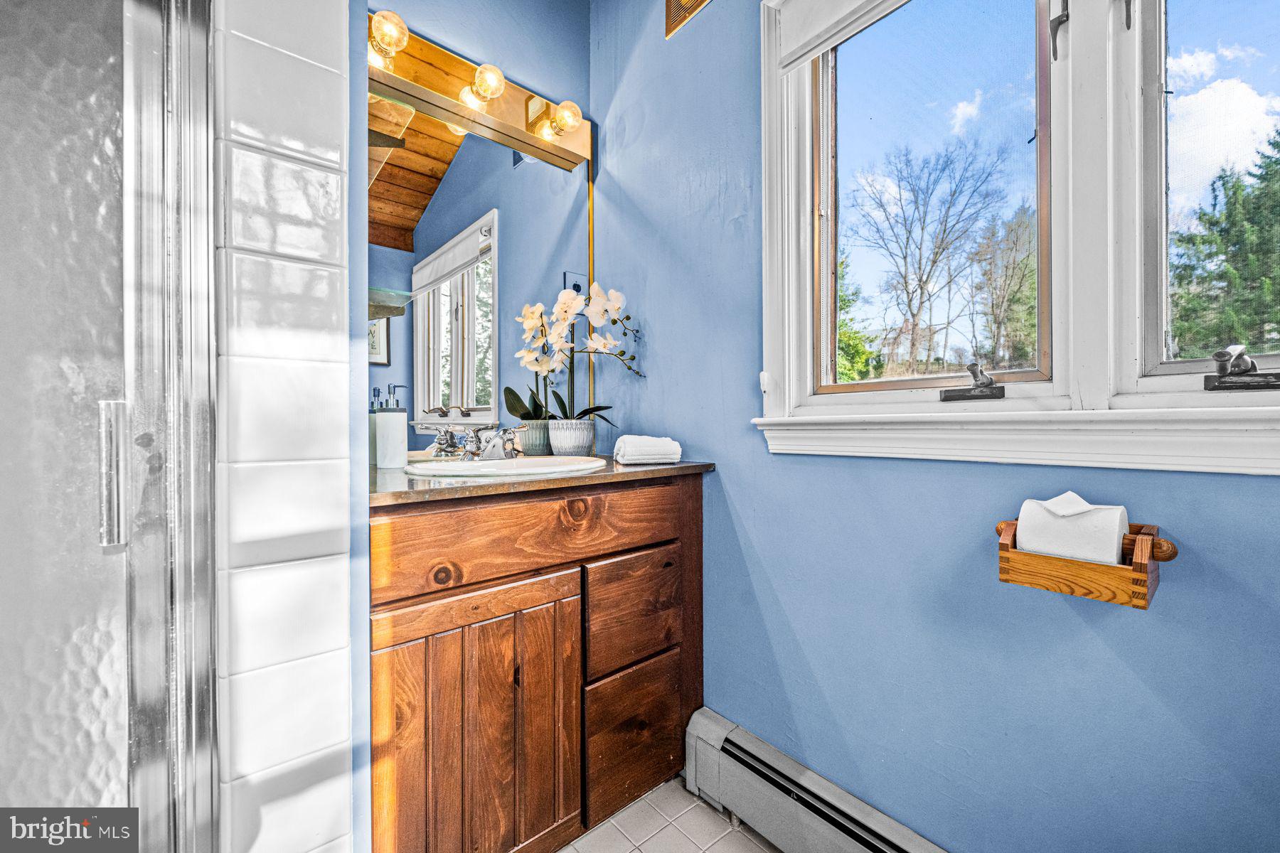 385 Church Road Devon, PA 19333 - Photo 45 of 59 a bathroom with a sink and a mirror