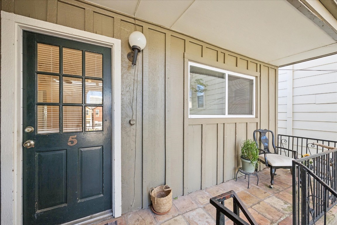 4207 Drake Street Houston, TX 77005 - Photo 4 of 24 Each unit offers a private and welcoming first impression, while the central courtyard provides a shared outdoor space ideal for relaxing and everyday enjoyment.