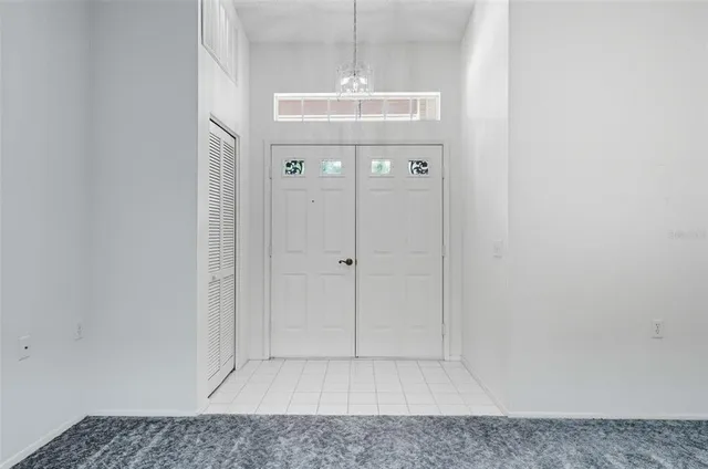 a view of an empty room