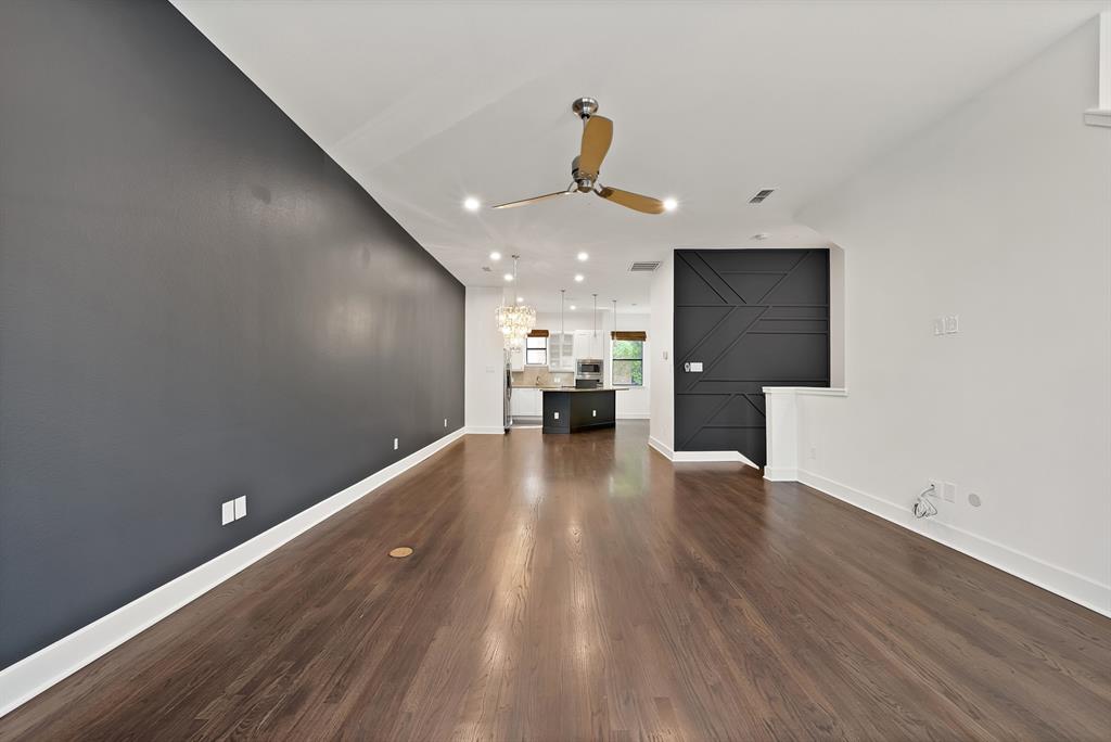 2420 Hugo Street, Unit 3 Dallas, TX 75204 - Photo 16 of 36 a view of empty room with wooden floor