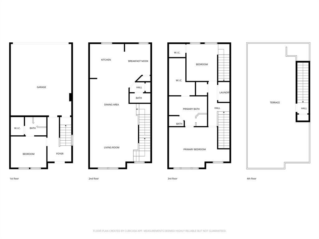 2420 Hugo Street, Unit 3 Dallas, TX 75204 - Photo 36 of 36 a picture of a floor plan