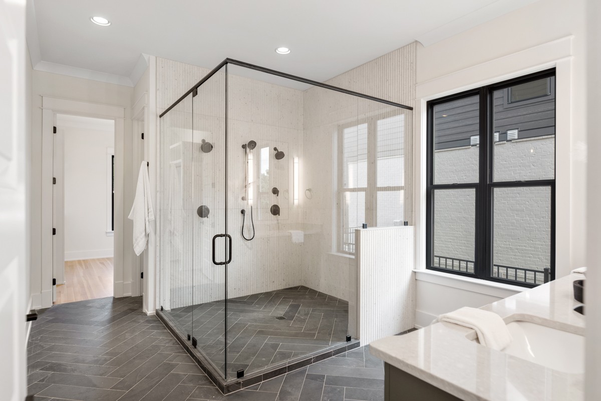 5619 Valley View Road Brentwood, TN 37027 - Photo 27 of 55 a bathroom with a shower and a sink