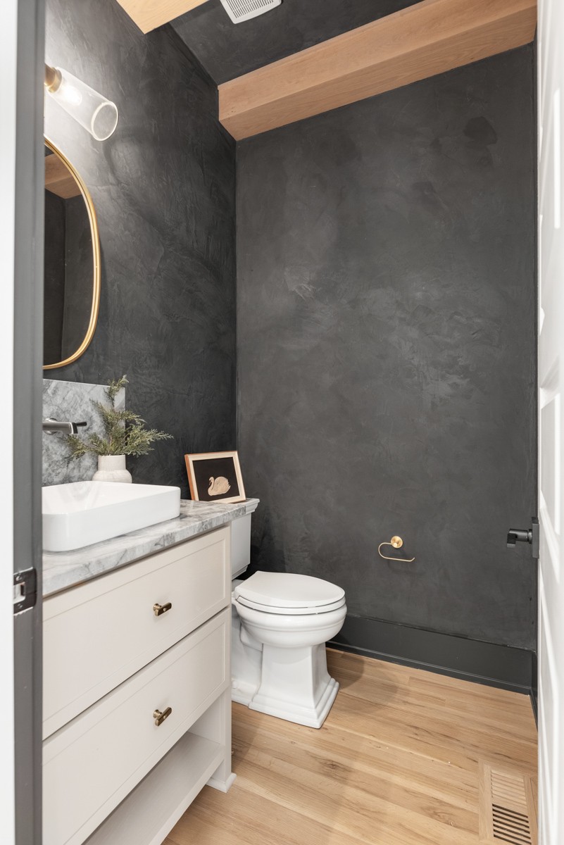 5619 Valley View Road Brentwood, TN 37027 - Photo 35 of 55 a bathroom with a toilet sink and mirror