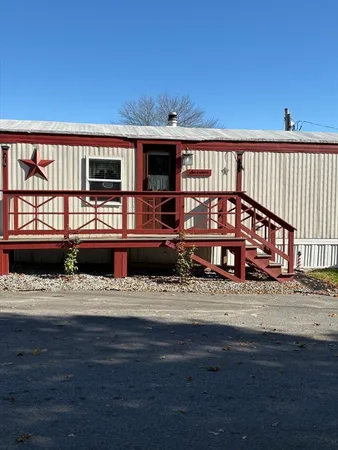 a view of a house with a ocean view