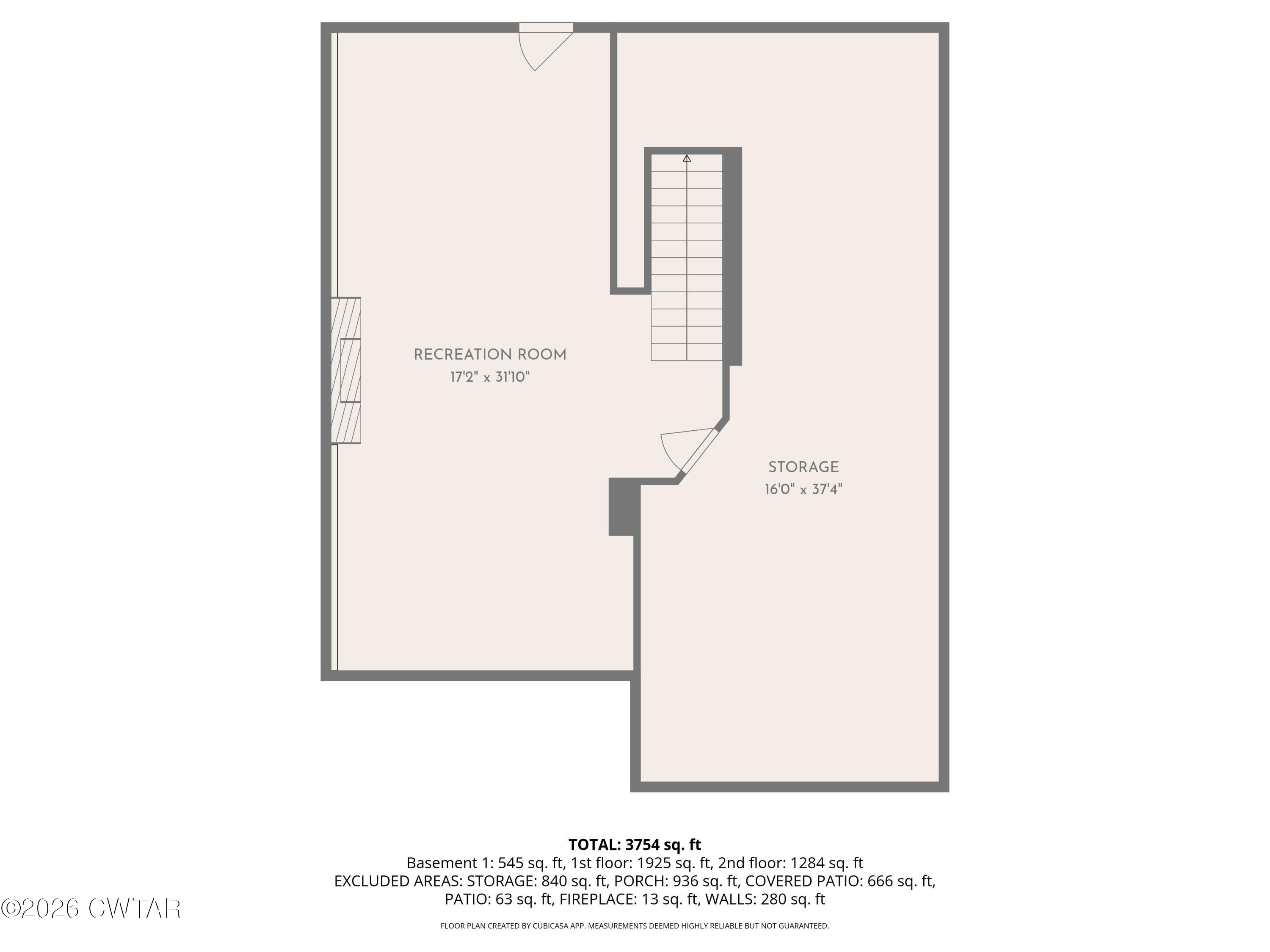 221 Poplar Street Ridgely, TN 38080 - Photo 68 of 70 Basement Floorplan