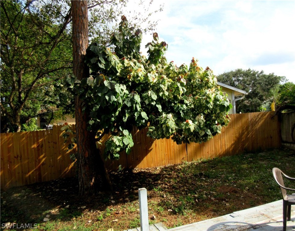 18415 Miller Road Fort Myers, FL 33967 - Photo 17 of 21 a view of a backyard of the house