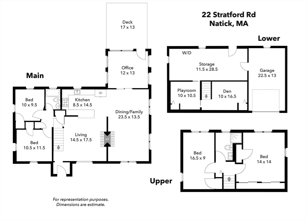 22 Stratford Road Natick, MA 01760 - Photo 41 of 41 a black and white photo of a black and white photo