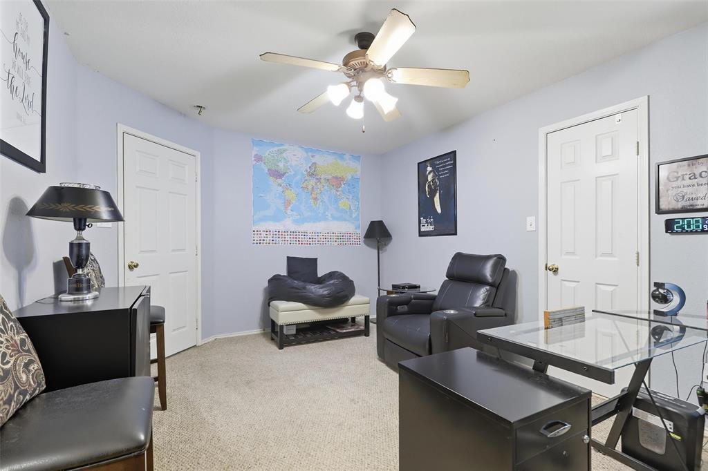 5200 Mountain Spring Trail Fort Worth, TX 76123 - Photo 6 of 23 a living room with furniture and wooden floor