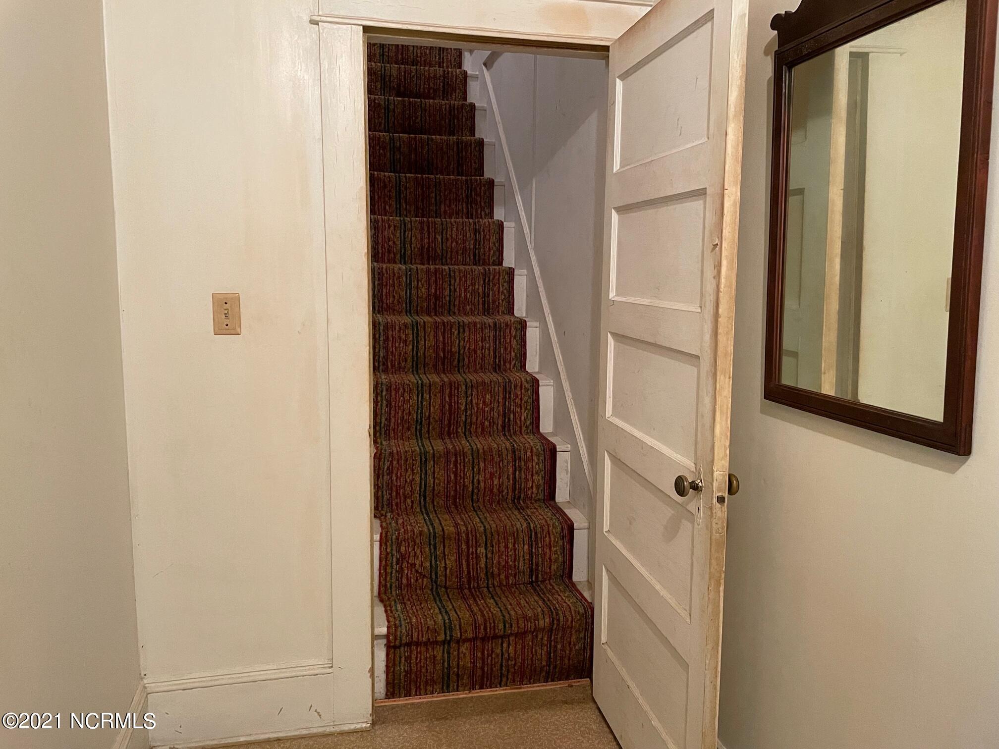 162 Smith Road Atlantic, NC 28511 - Photo 27 of 32 Stairs to 2nd floor in hallway