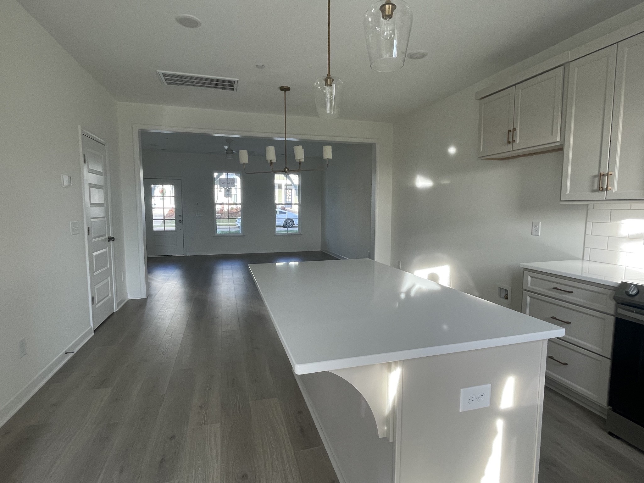 153 Bess Boulevard Spring Hill, TN 37174 - Photo 4 of 22 a view of livingroom and kitchen with hardwood