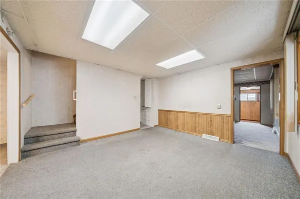 a view of an empty room