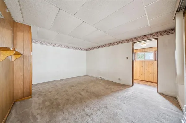 a view of an empty room