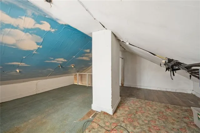 a view of a room with window