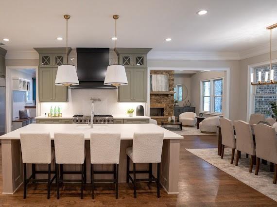 201 Westminster Drive Athens, GA 30607 - Photo 19 of 85 a large kitchen with a table and chairs