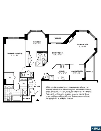 $3,850 | 605 Hancock Court, Edgewater, NJ 07020