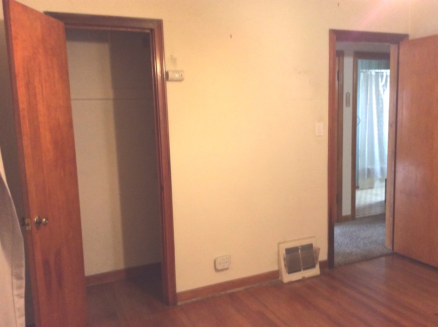 1436 Evergreen Road Homewood, IL 60430 - Photo 15 of 32 a view of an empty room with wooden floor and closet