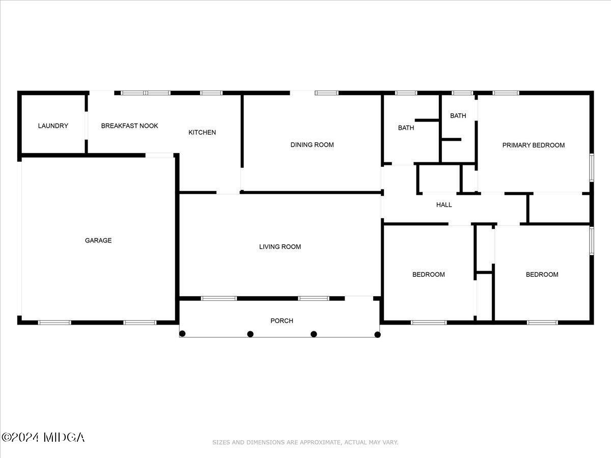 1109 Normandy Road Macon, GA 31210 - Photo 35 of 36 01-Floorplan