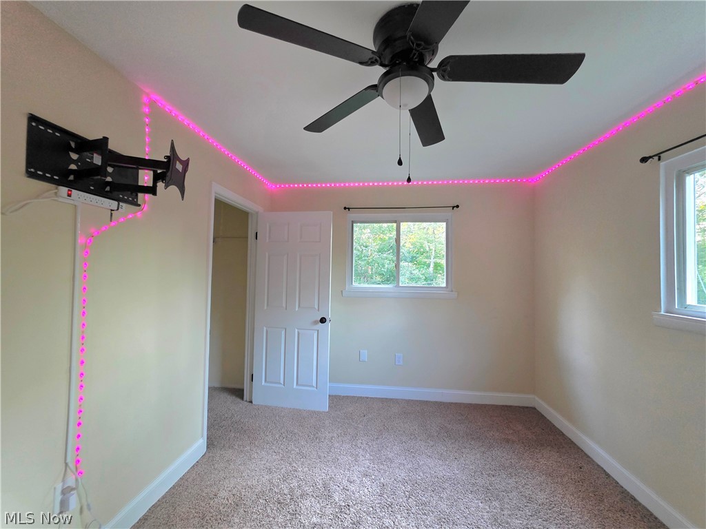 2372 Oak Grv Ext Road St. Marys, WV 26170 - Photo 24 of 50 Upstairs Bedroom with LED Strip Lights