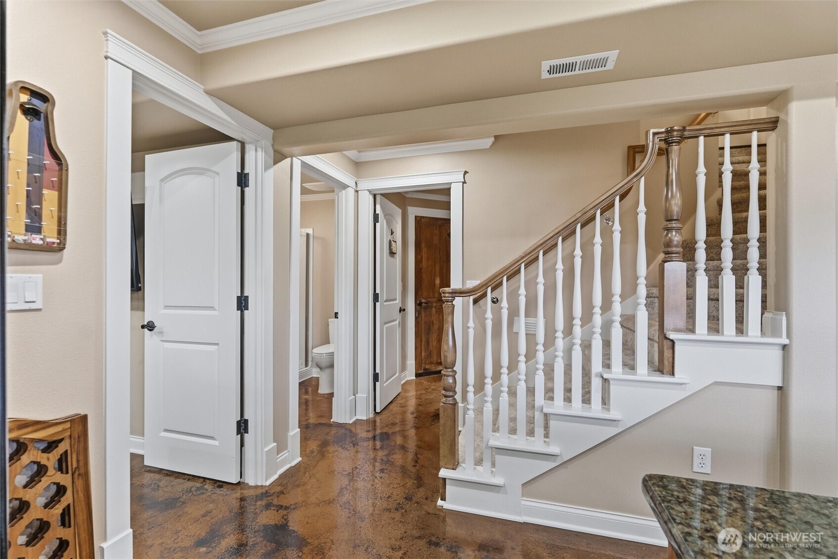 13232 84th Street Southeast Snohomish, WA 98290 - Photo 27 of 40 a view of entryway with wooden floor and stairs