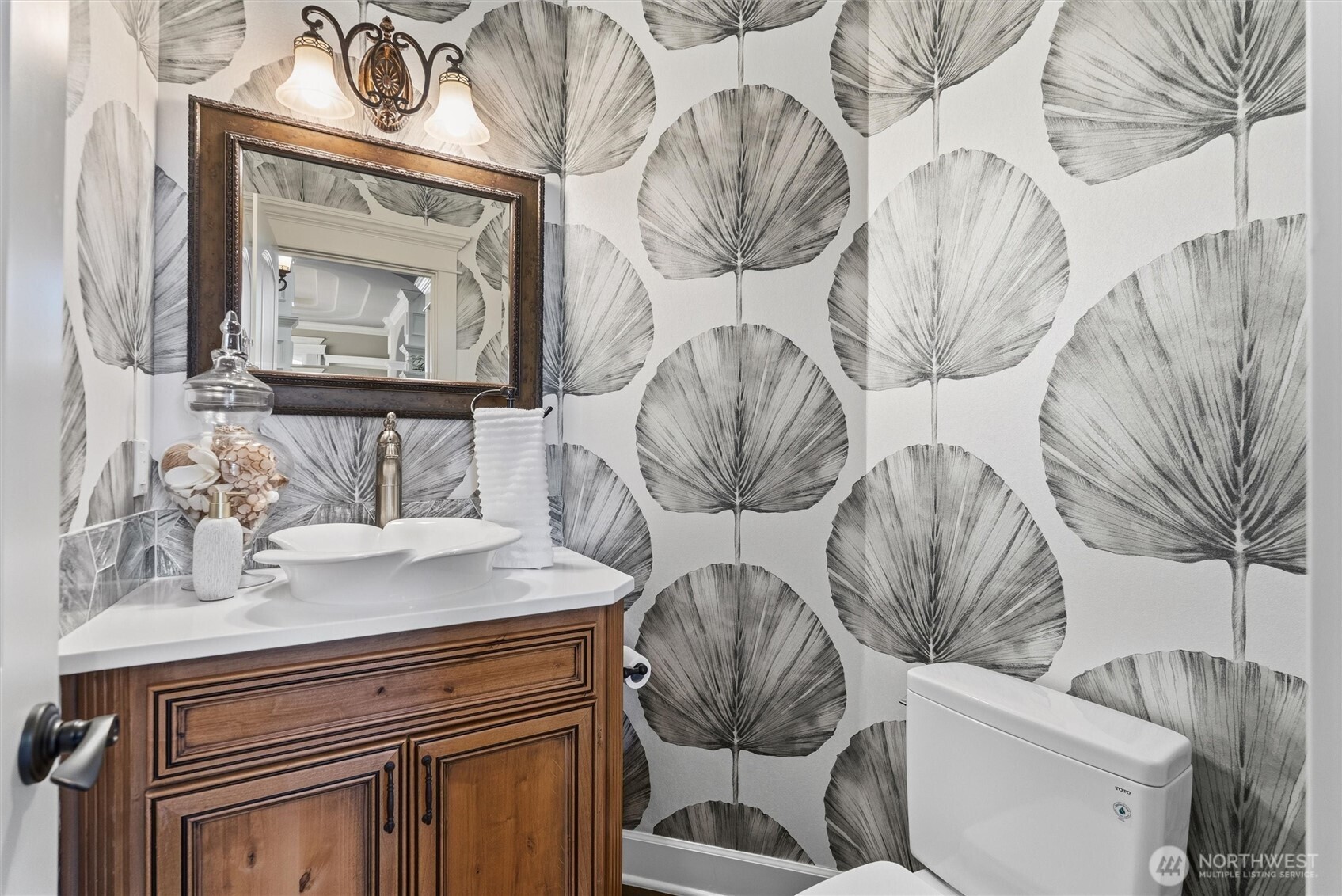 13232 84th Street Southeast Snohomish, WA 98290 - Photo 10 of 40 a bathroom with a sink and a mirror