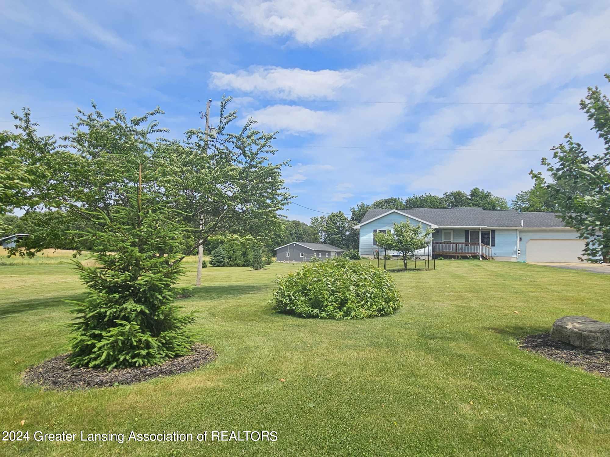 6845 Wilson Road Eaton Rapids, MI 48827 - Photo 50 of 52 Front with Pole Barn