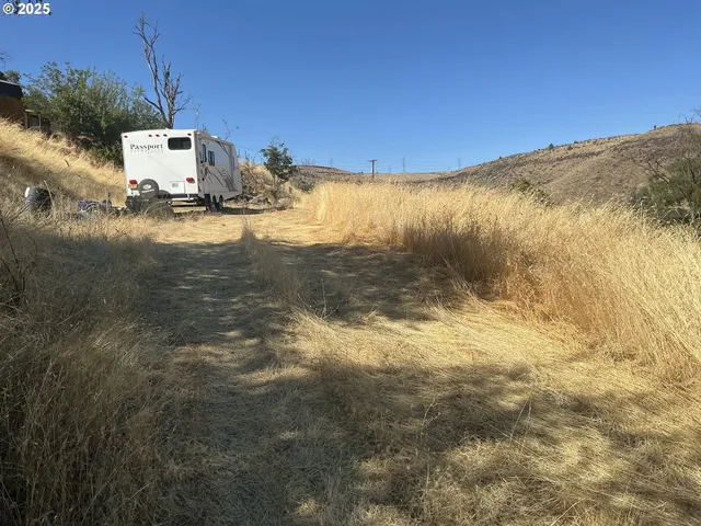a view of a back yard of the house