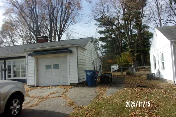 a car parked in front of house