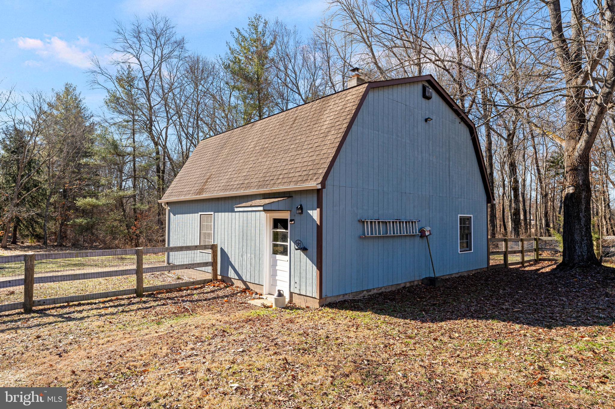 9576 Meetze Road Midland, VA 22728 - Photo 26 of 34 Garage w Door opening to Fenced Yard