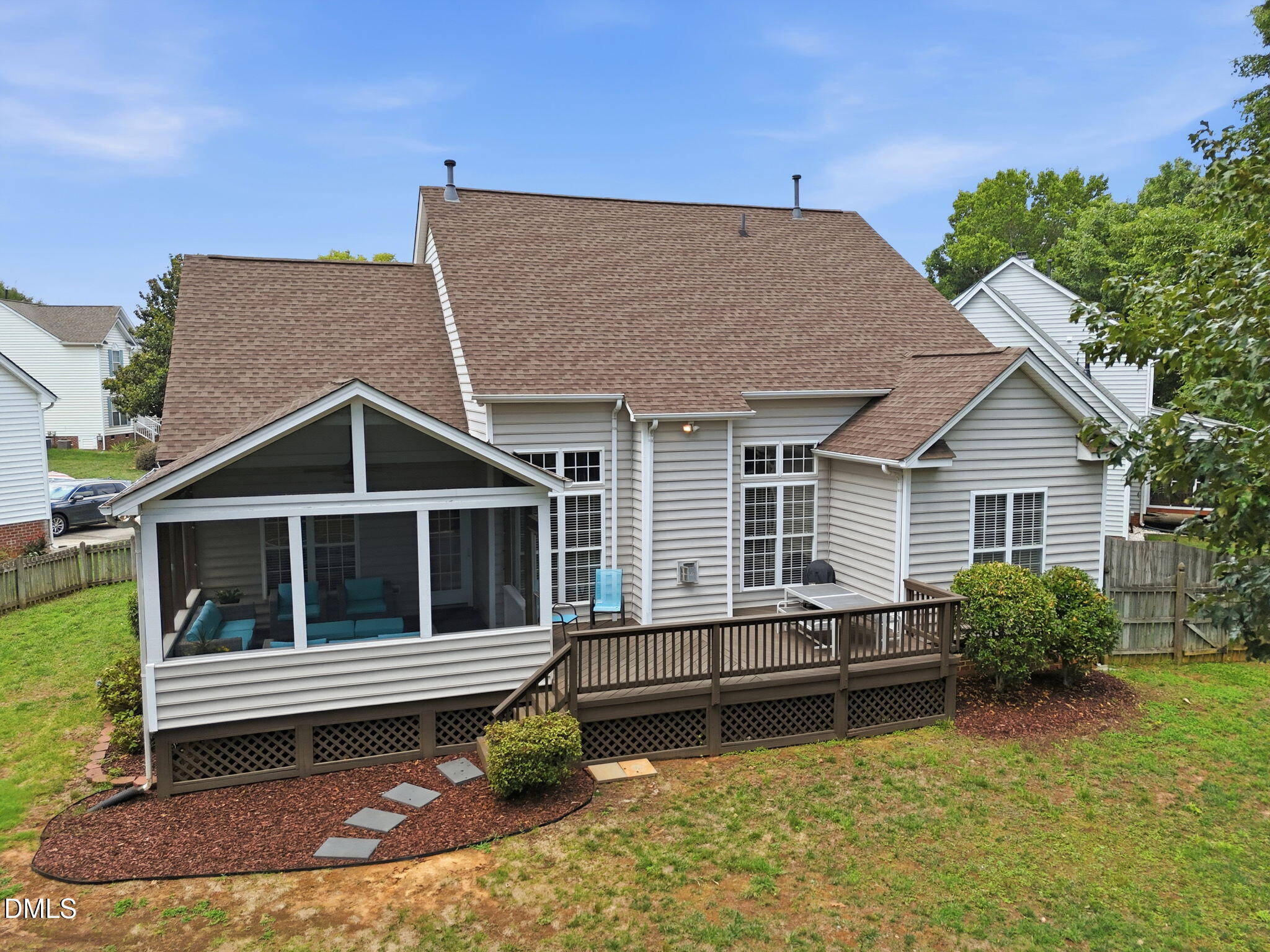 8900 Eaglebrook Court Raleigh, NC 27617 - Photo 33 of 40 Exterior Back of Home