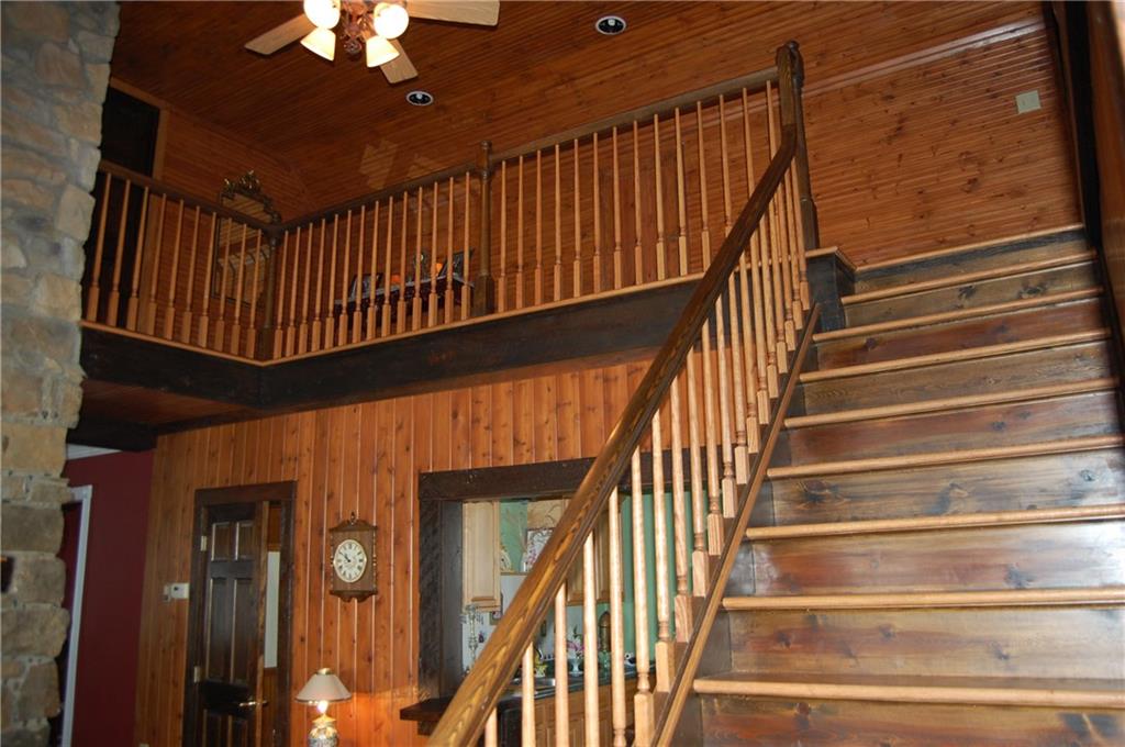 602 Hells Kitchen Road Polk, PA 16342 - Photo 8 of 22 Remodeled grand staircase