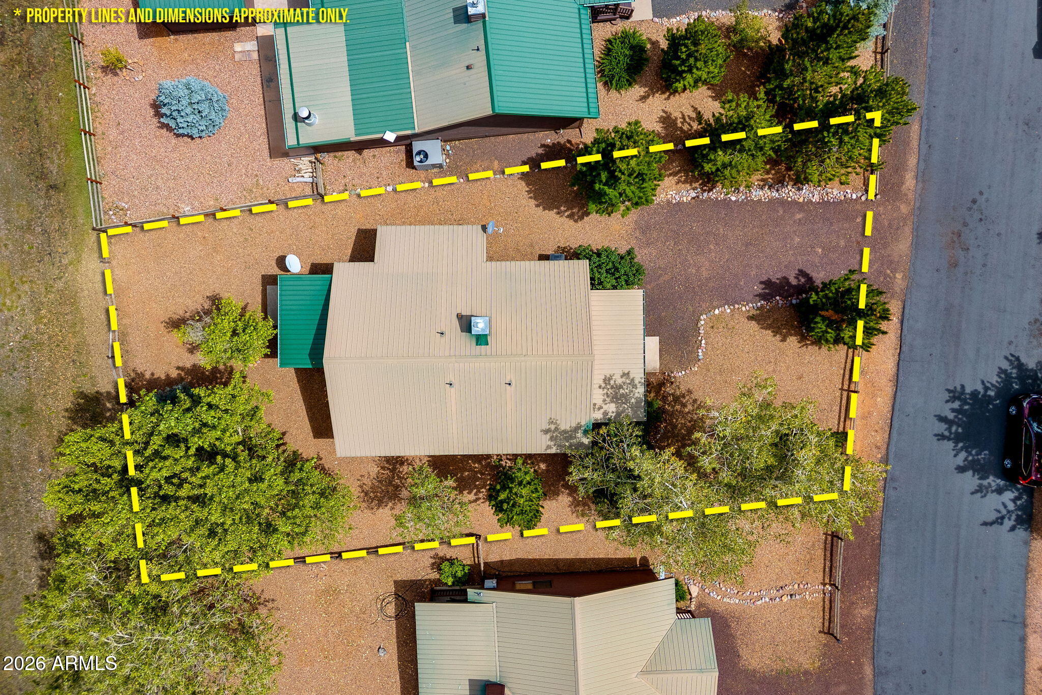 2332 Buffalo Loop Overgaard, AZ 85933 - Photo 25 of 35 Aerial Photo Outlined