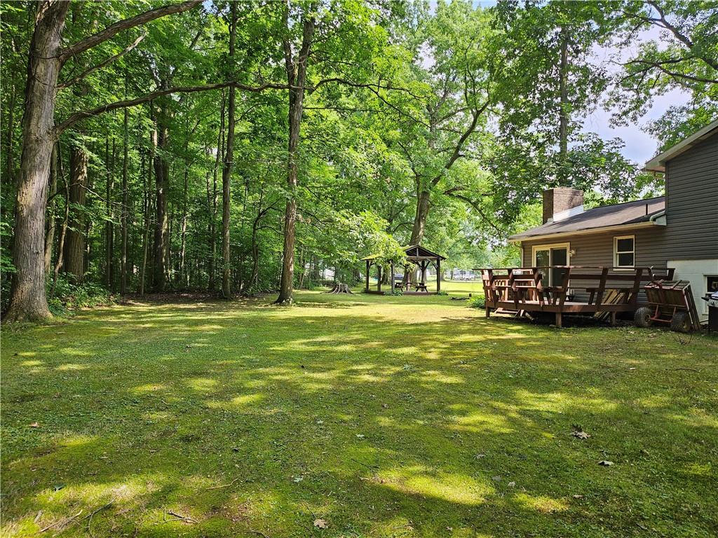 139 Sunset Road Grove City, PA 16127 - Photo 6 of 48 a view of swimming pool and trees in the background